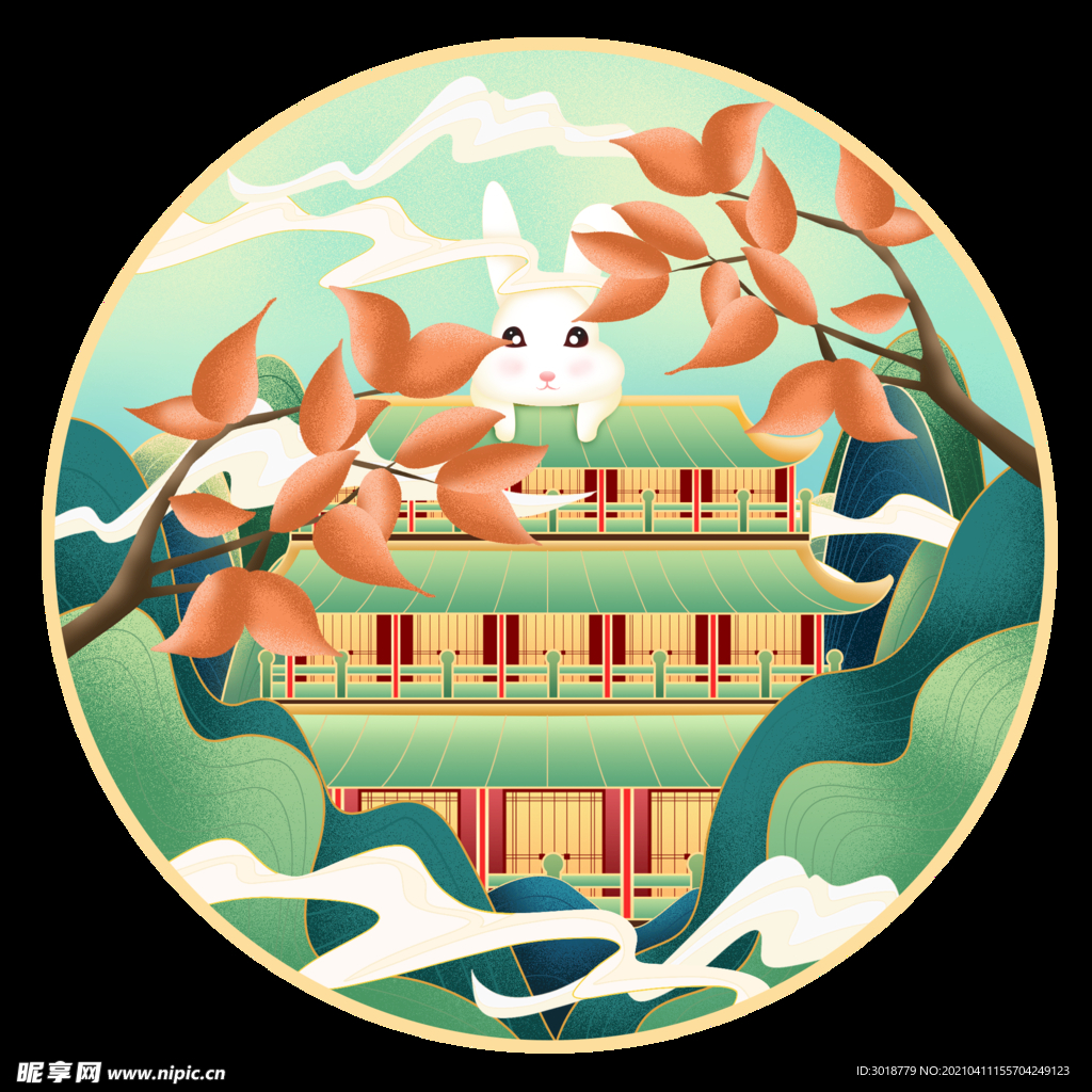 中秋古典建筑