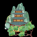 中秋古典建筑