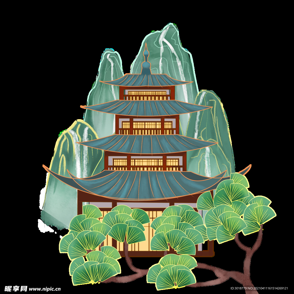 中秋古典建筑