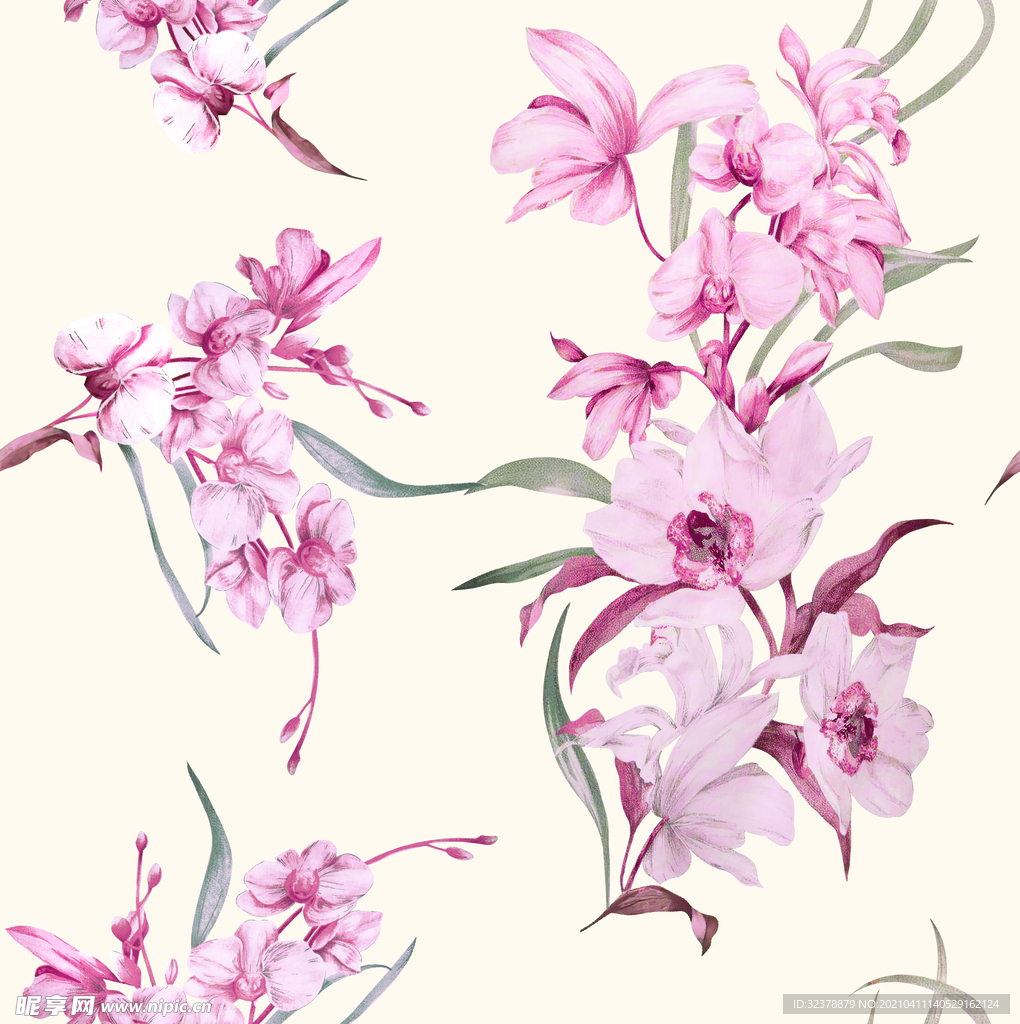 手绘花