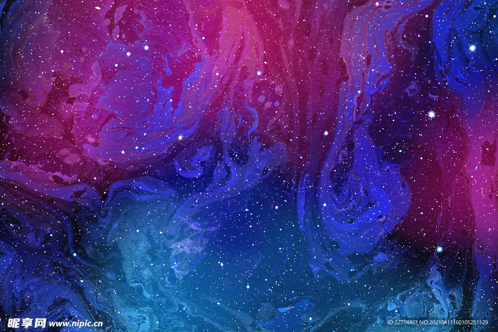 梦幻星空底纹