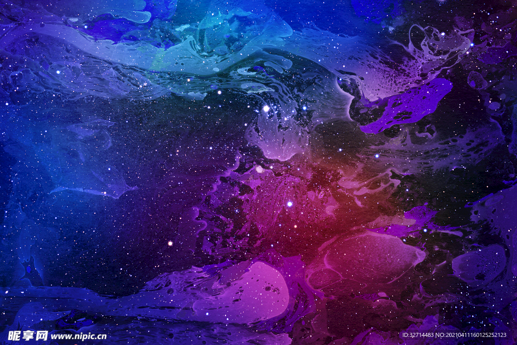 梦幻星空底纹