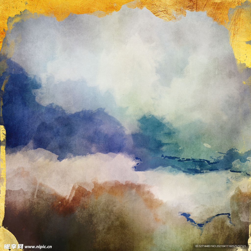 中国风水墨底纹背景