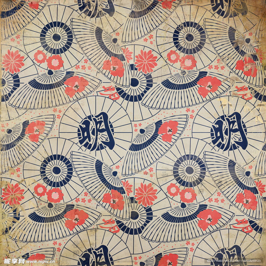 中国风底纹背景