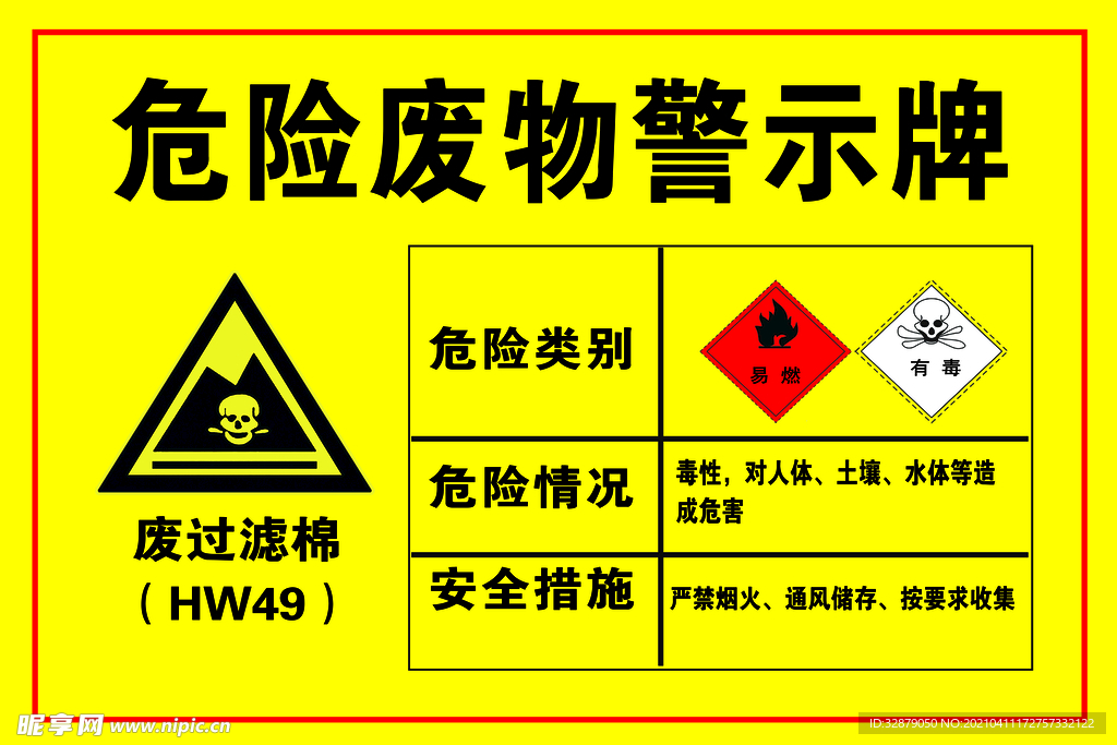 警示牌