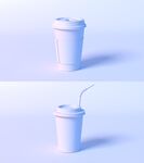 咖啡杯和奶茶杯