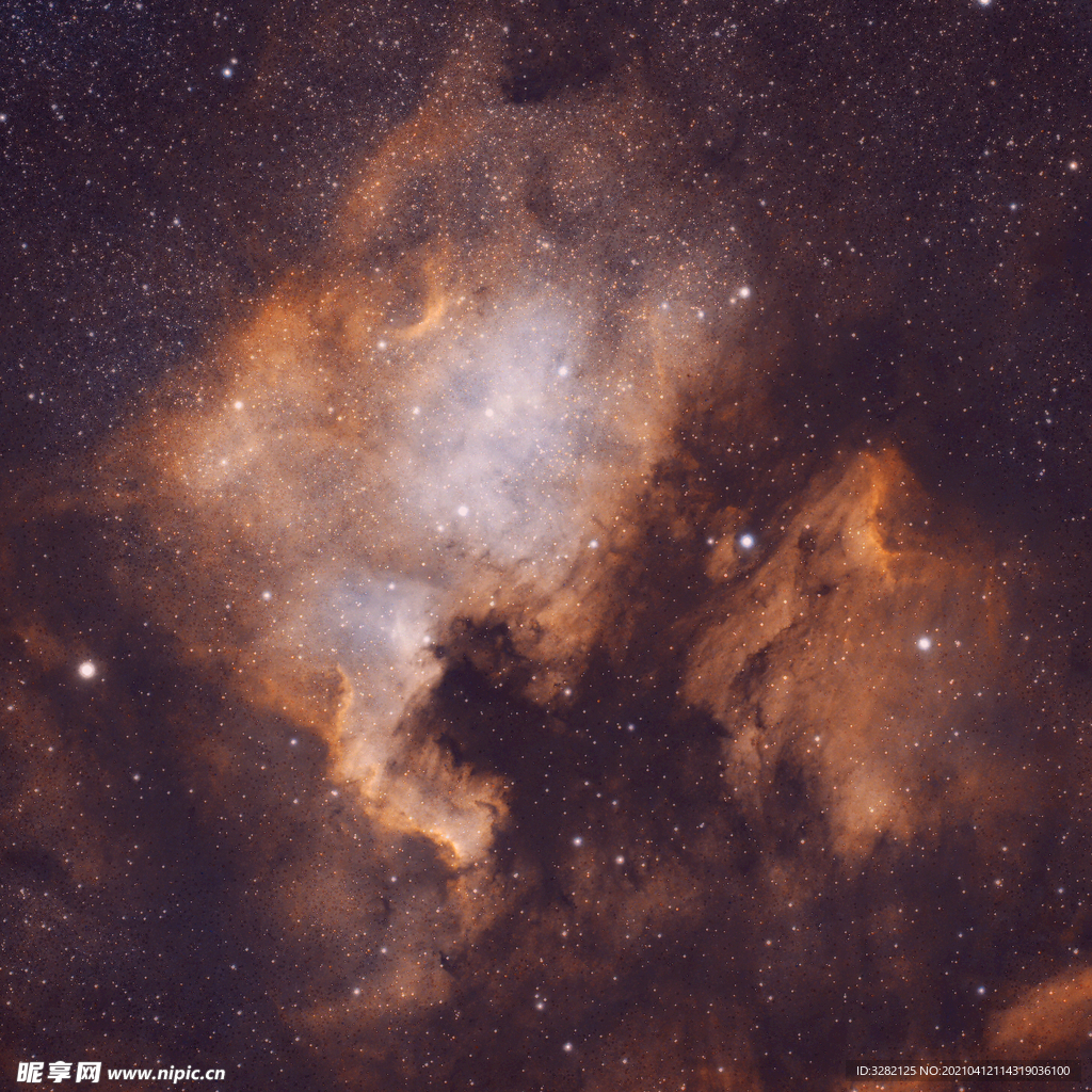 深空摄影NGC7000北美星云