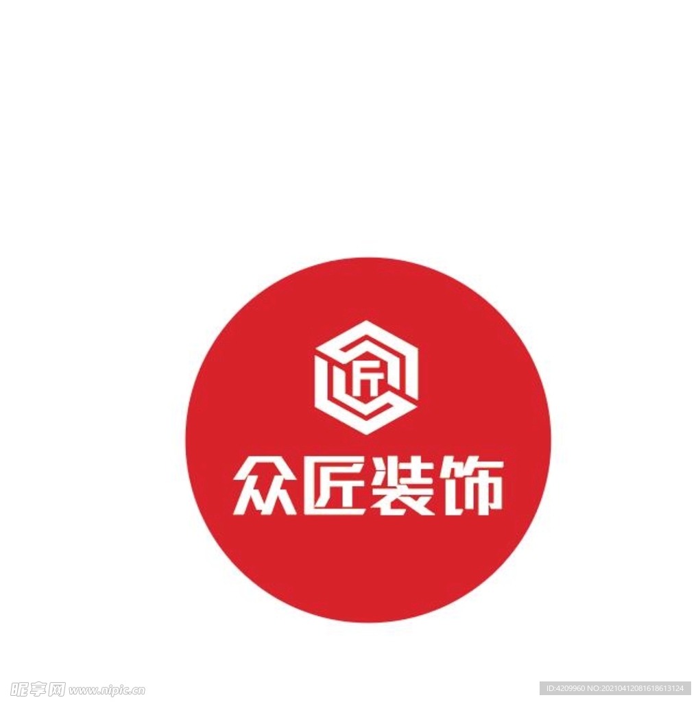 众匠装饰logo装饰公司商标