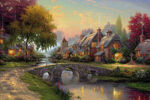 托马斯 风景 油画 装饰画 抽