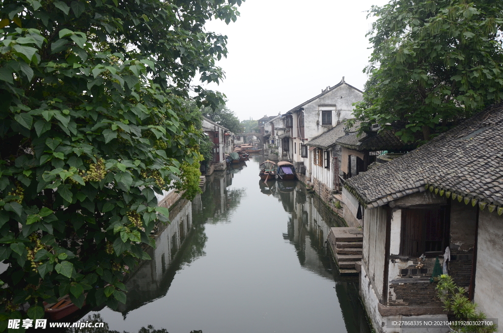 水乡古镇周庄风景旅游