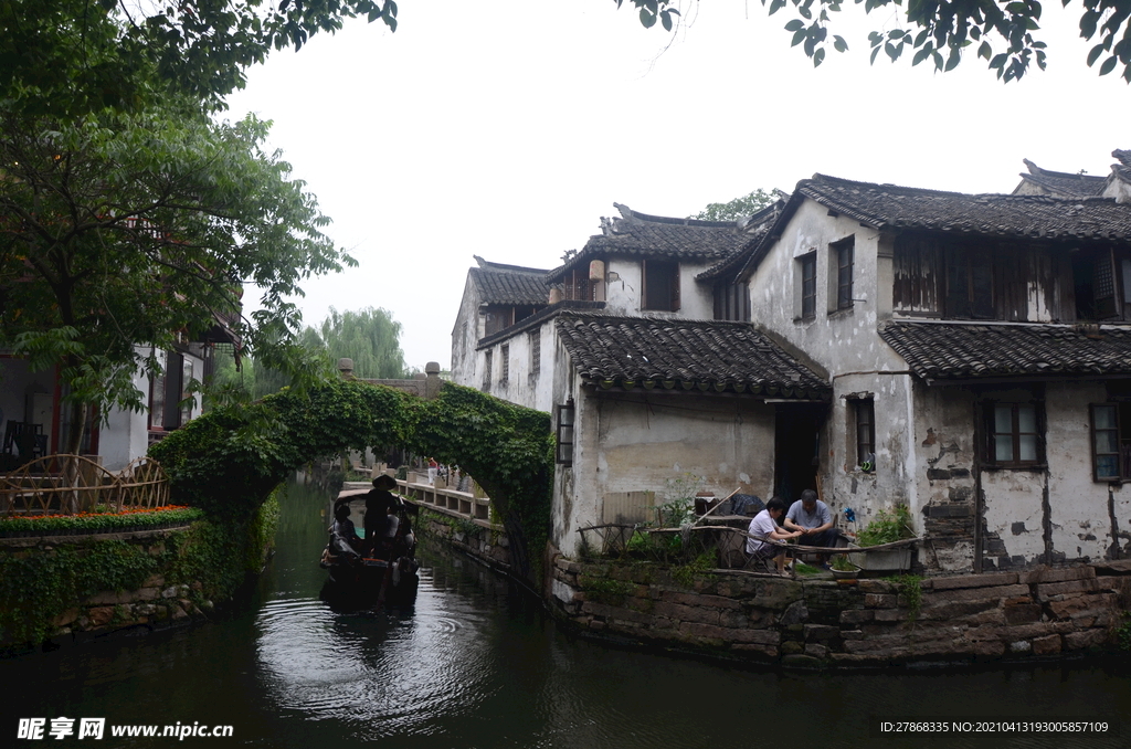 水乡古镇周庄风景旅游