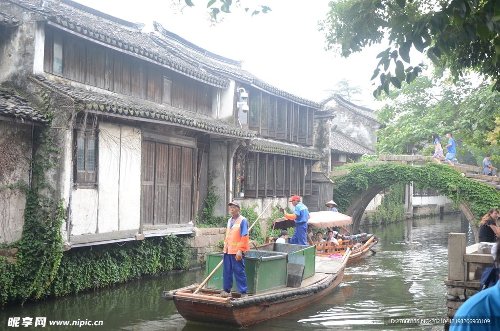 水乡古镇周庄风景旅游