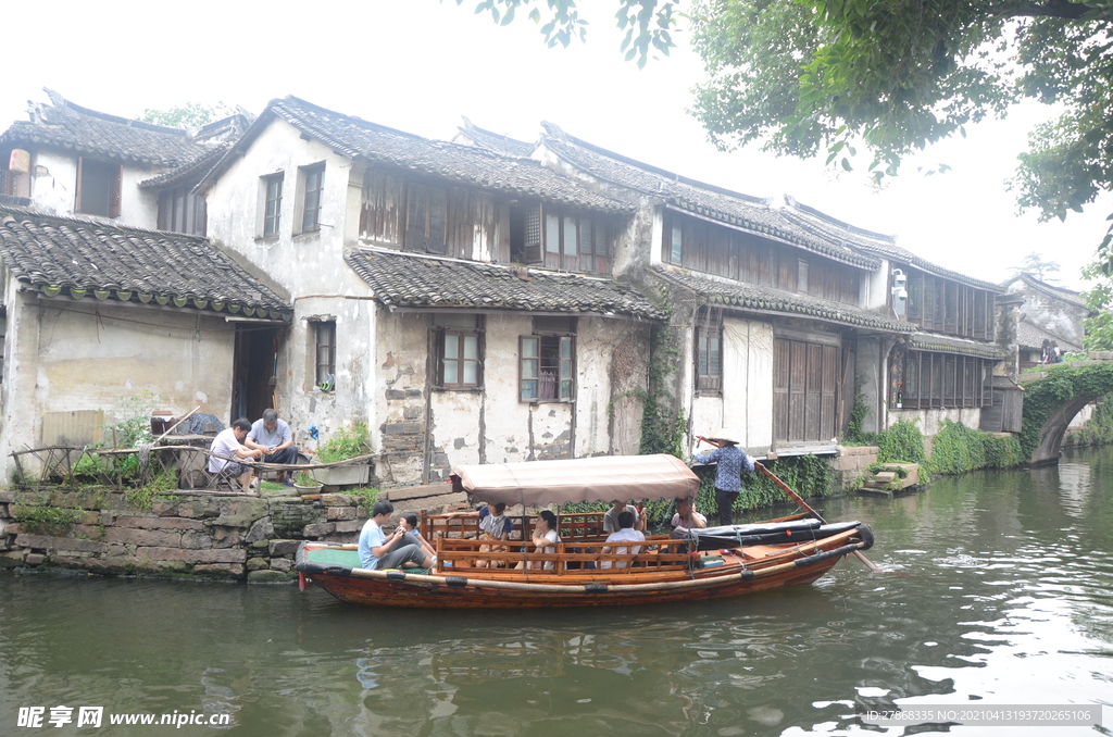 水乡古镇周庄风景旅游