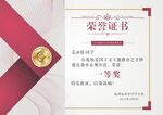 荣誉证书  奖状