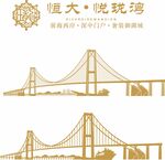 深中大桥 悦珑湾logo