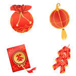 立体新年小贴纸
