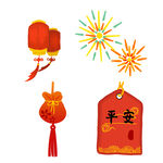 新年春节过年元旦图标贴纸