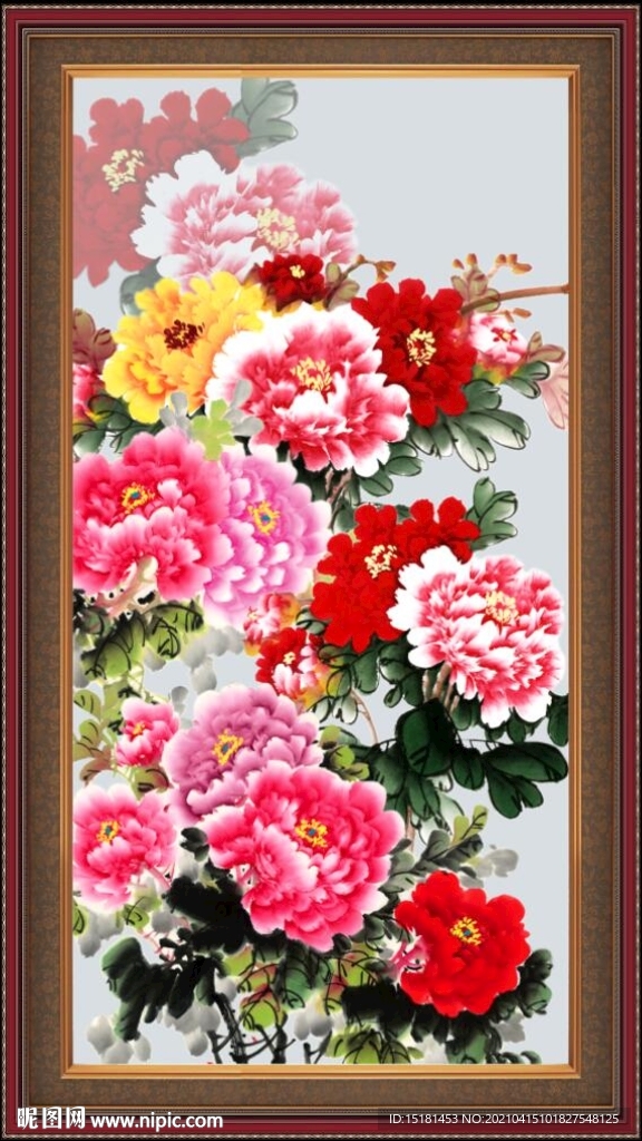 牡丹国画