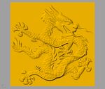 CAD浮雕装饰画立体模型