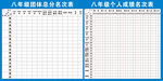 运动会成绩表