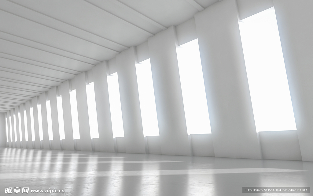 3d立体走廊长廊抽象空间