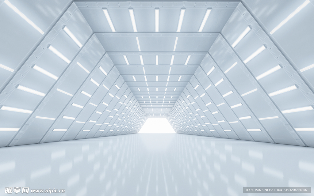3d立体走廊光影长廊抽象空间