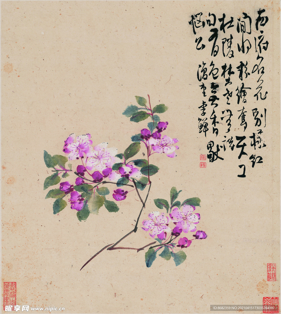 李鱓-花卉十二开