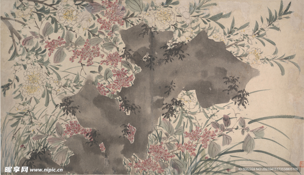 明 陈淳 花卉图