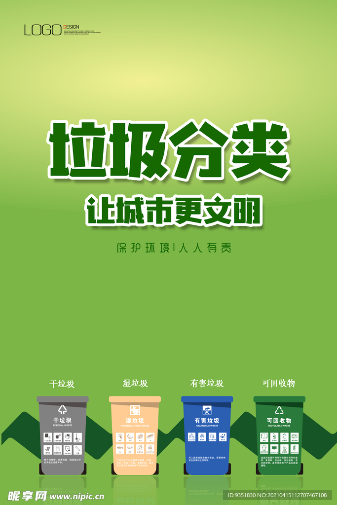 垃圾分类海报
