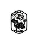 荷花剪纸