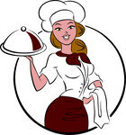 宝妈 女厨师 LOGO