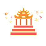 新年春节过年元旦图标贴纸图片