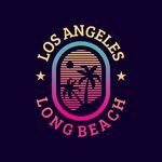 夏日海滩娱乐霓虹灯LOGO图片