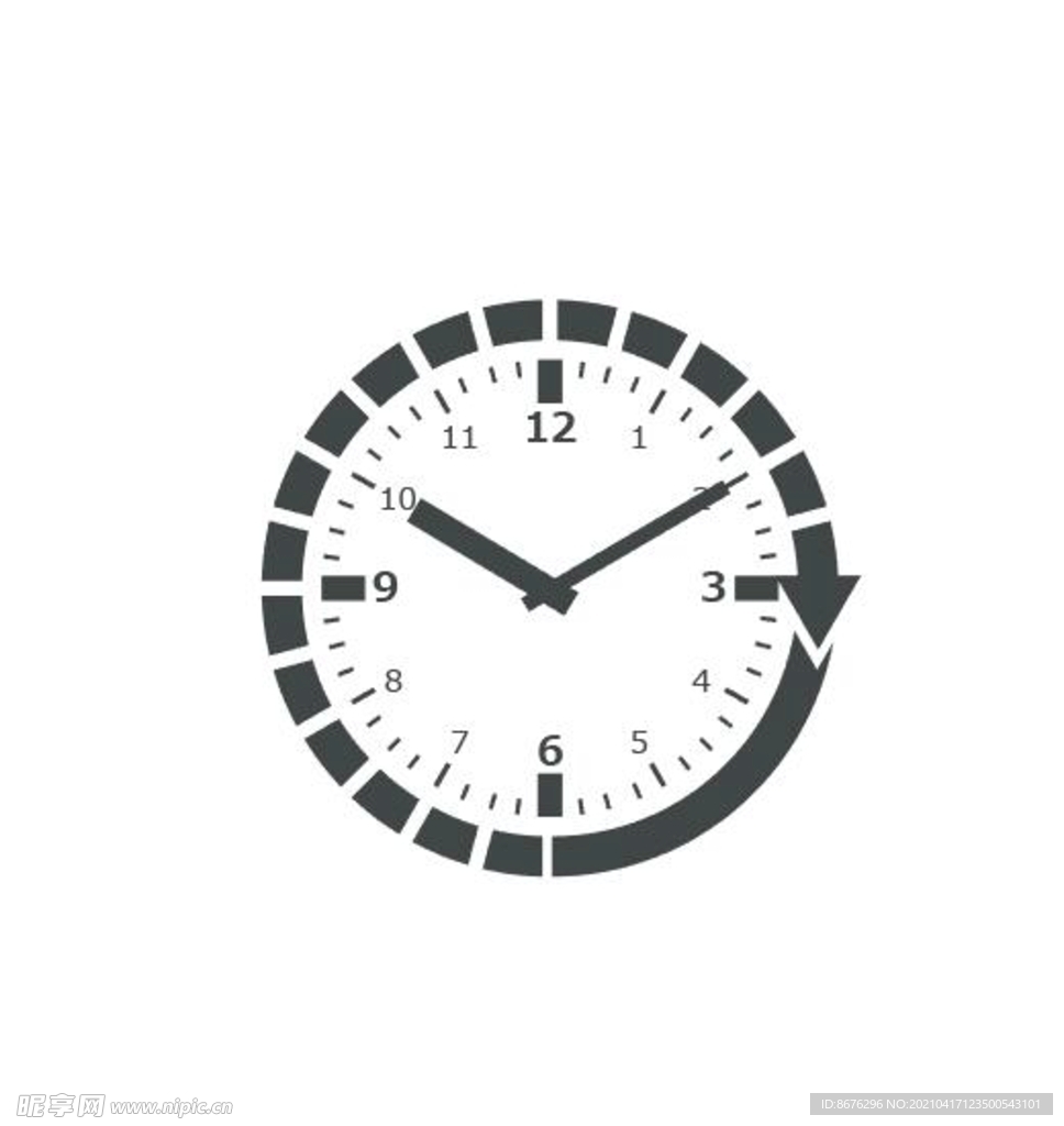 数字时钟表盘