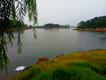 雨后的朝阳湖风景