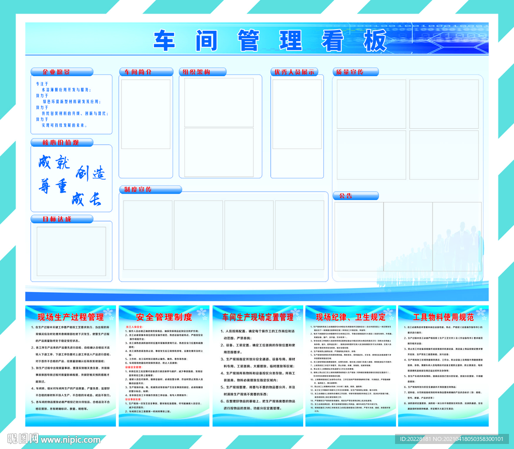 管理制度看板