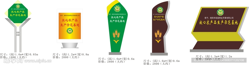 异型宣传牌