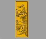 CAD浮雕装饰画立体模型