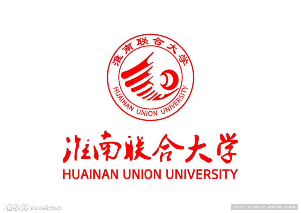 淮南联合大学 校徽 LOGO