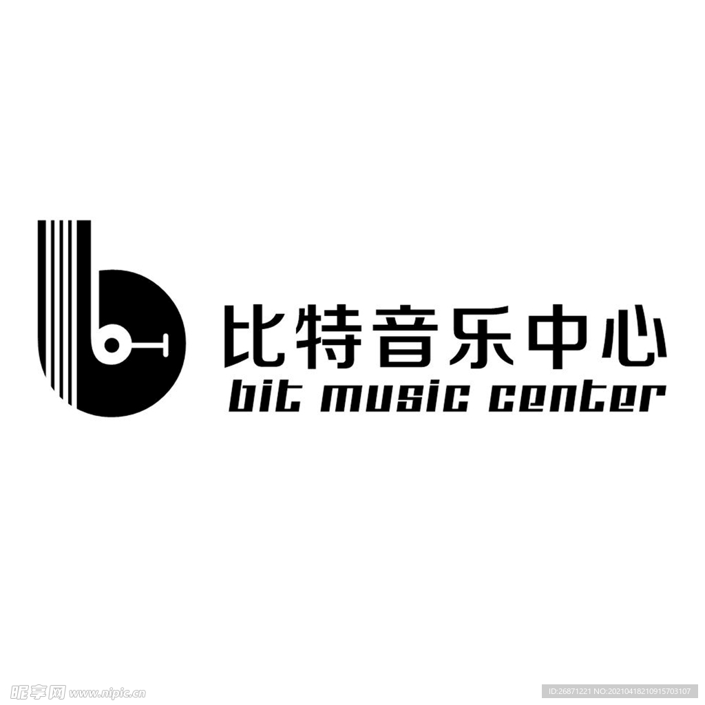 B 音乐logo