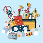 时尚音乐器材组合