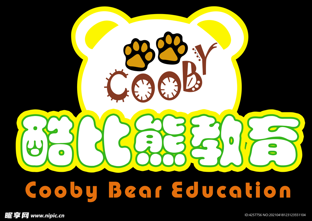 熊比熊教育logo标志