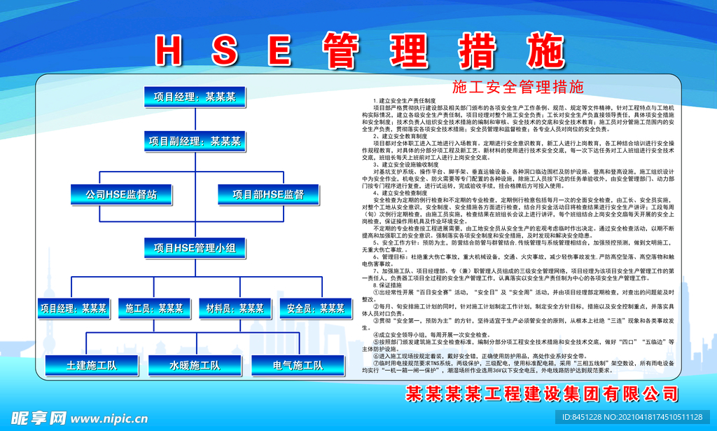 HSE管理措施