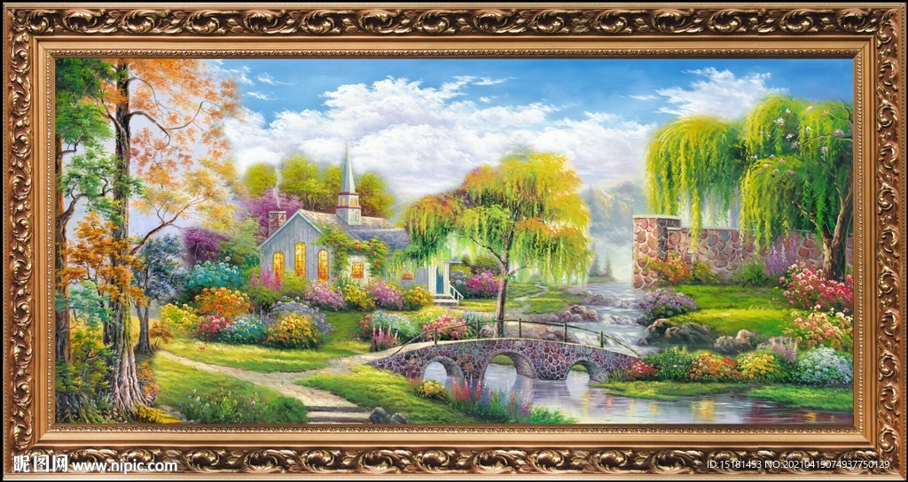 油画风景