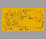 CAD浮雕装饰画立体模型