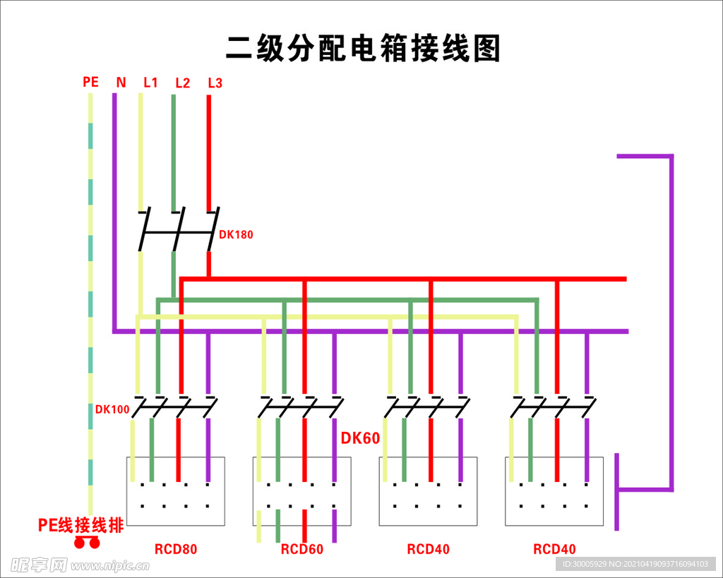 配电箱  接线图