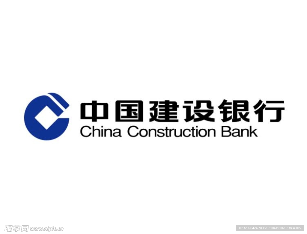 最新版中国建设银行logo标志