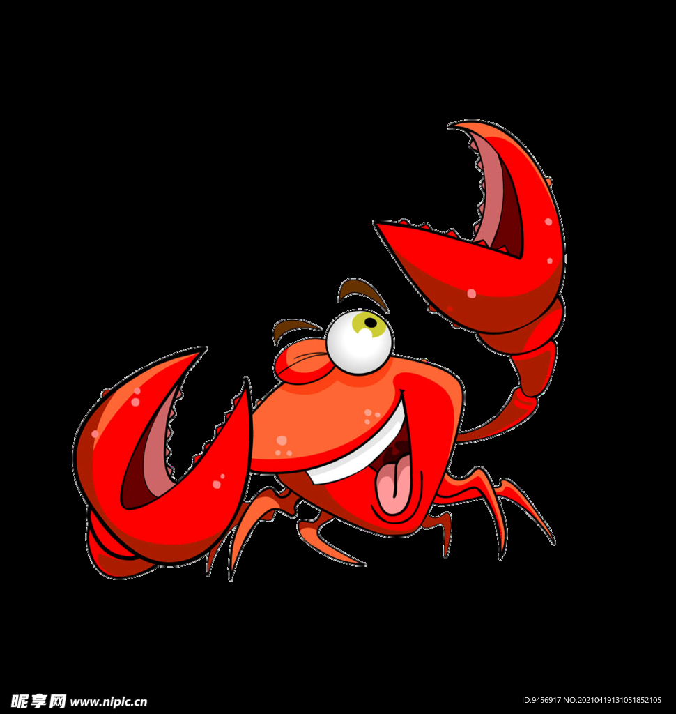 龙虾卡通形象
