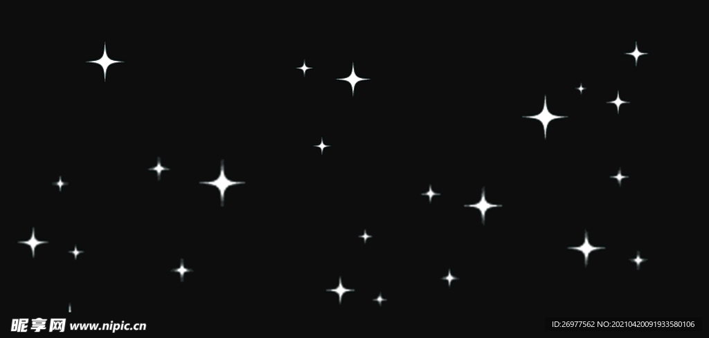 夜空中的星星