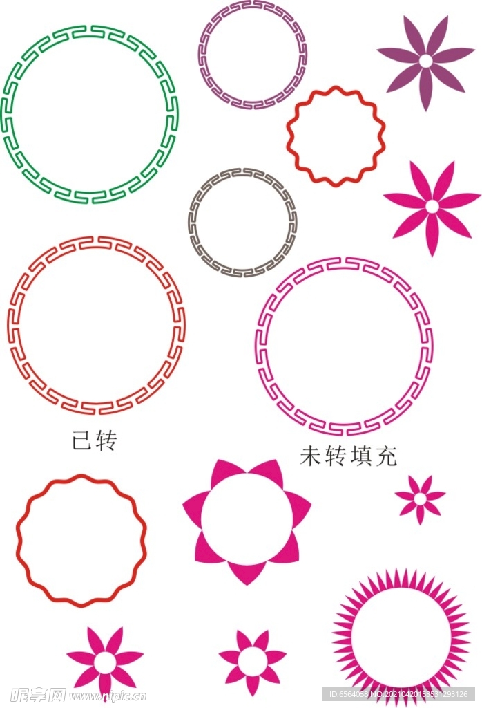 长城圆形图标